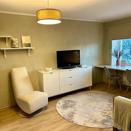 Sunny With Wall-to-wall Desk &tram At Door * Tallinn