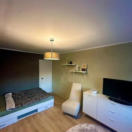 Sunny With Wall-to-wall Desk &tram At Door Tallinn