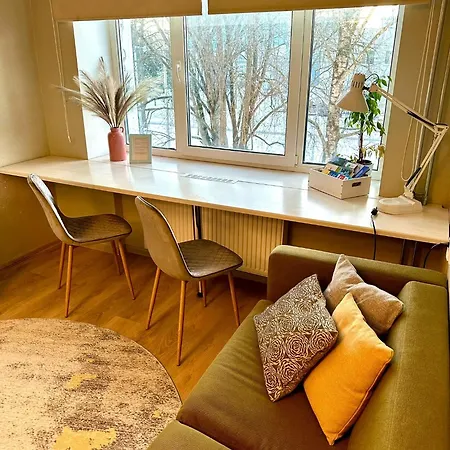 Sunny With Wall-to-wall Desk &tram At Door *