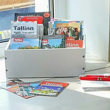 Sunny With Wall-to-wall Desk &tram At Door * Tallinn